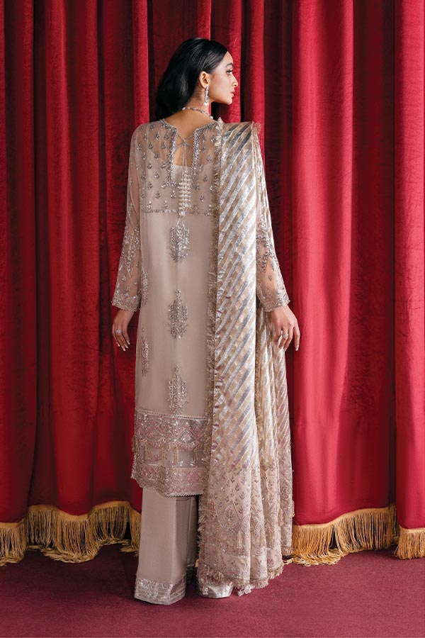 D02 - PEARL DREAM  - Starlet by Afrozeh  Chiffon