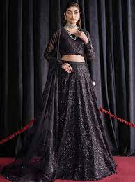 D03 - BLACK SWAN  - Starlet by Afrozeh  Chiffon