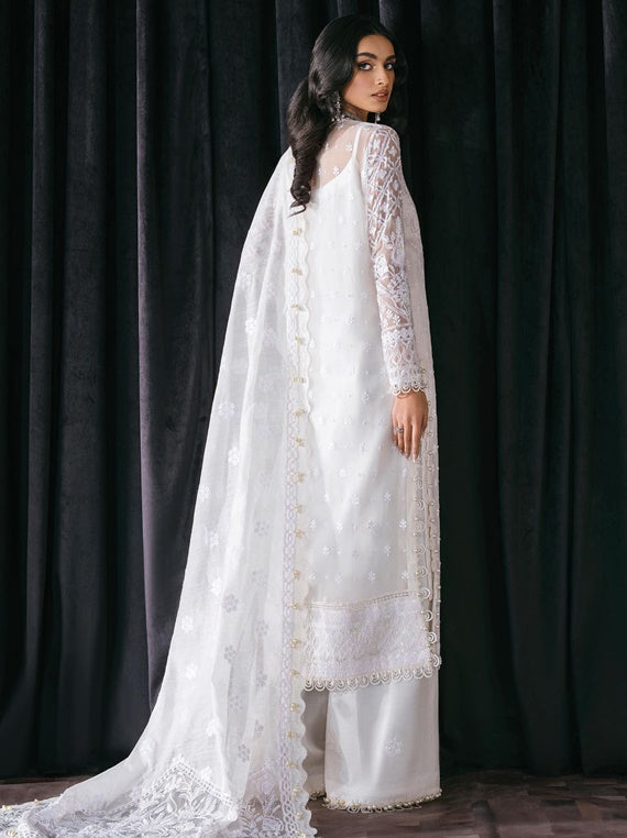 D09 - MOONSTONE  - Starlet by Afrozeh  Chiffon