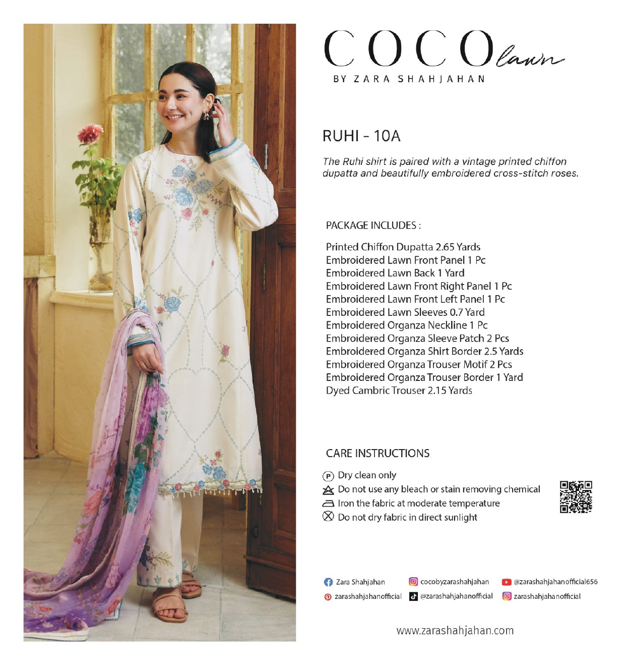 10A -ROHI - COCO LAWN UNSTITCHED 24