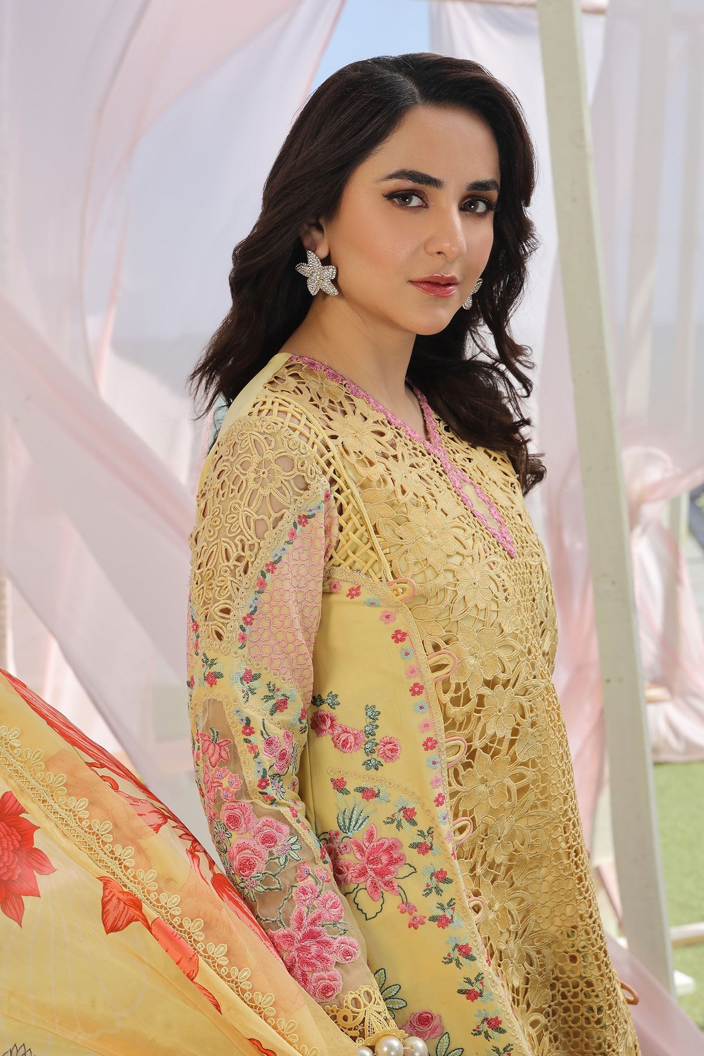 Maryam Hussain Luxury Lawn - Tropica
