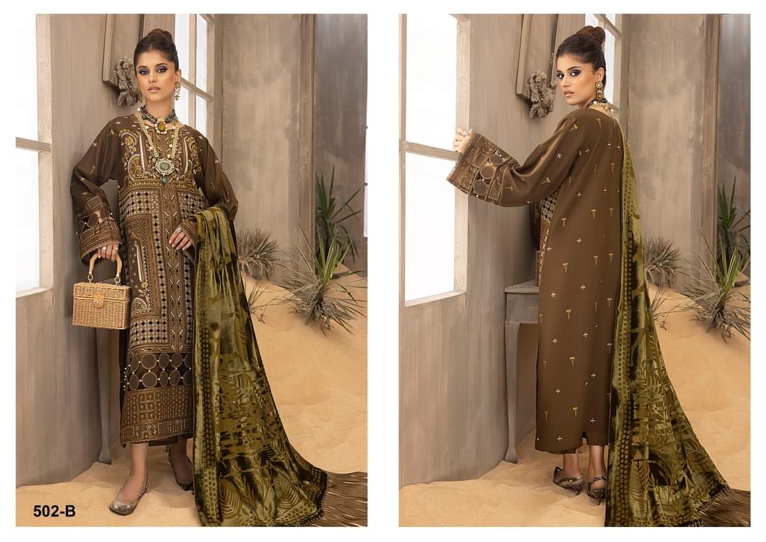 02B -  BIN ILYAS SERENE WINTER COLLECTION