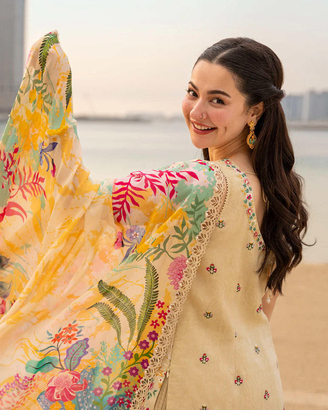 Faiza Saqlain Lawn Merjem