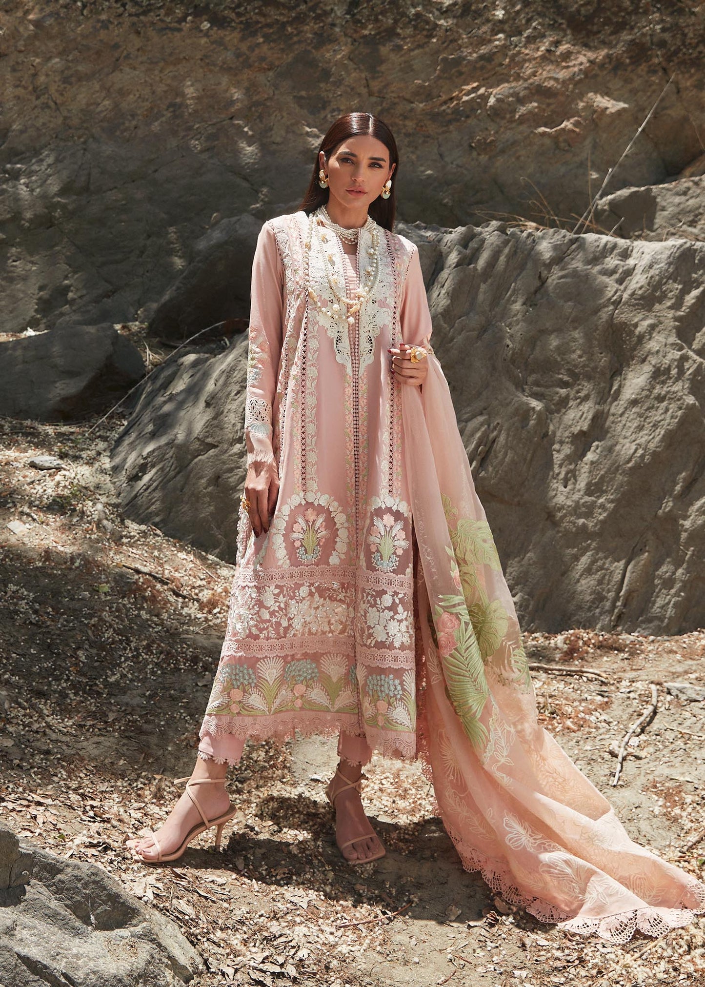 D02B - Crimson Lawn Eid -23- Chikankari Affairs