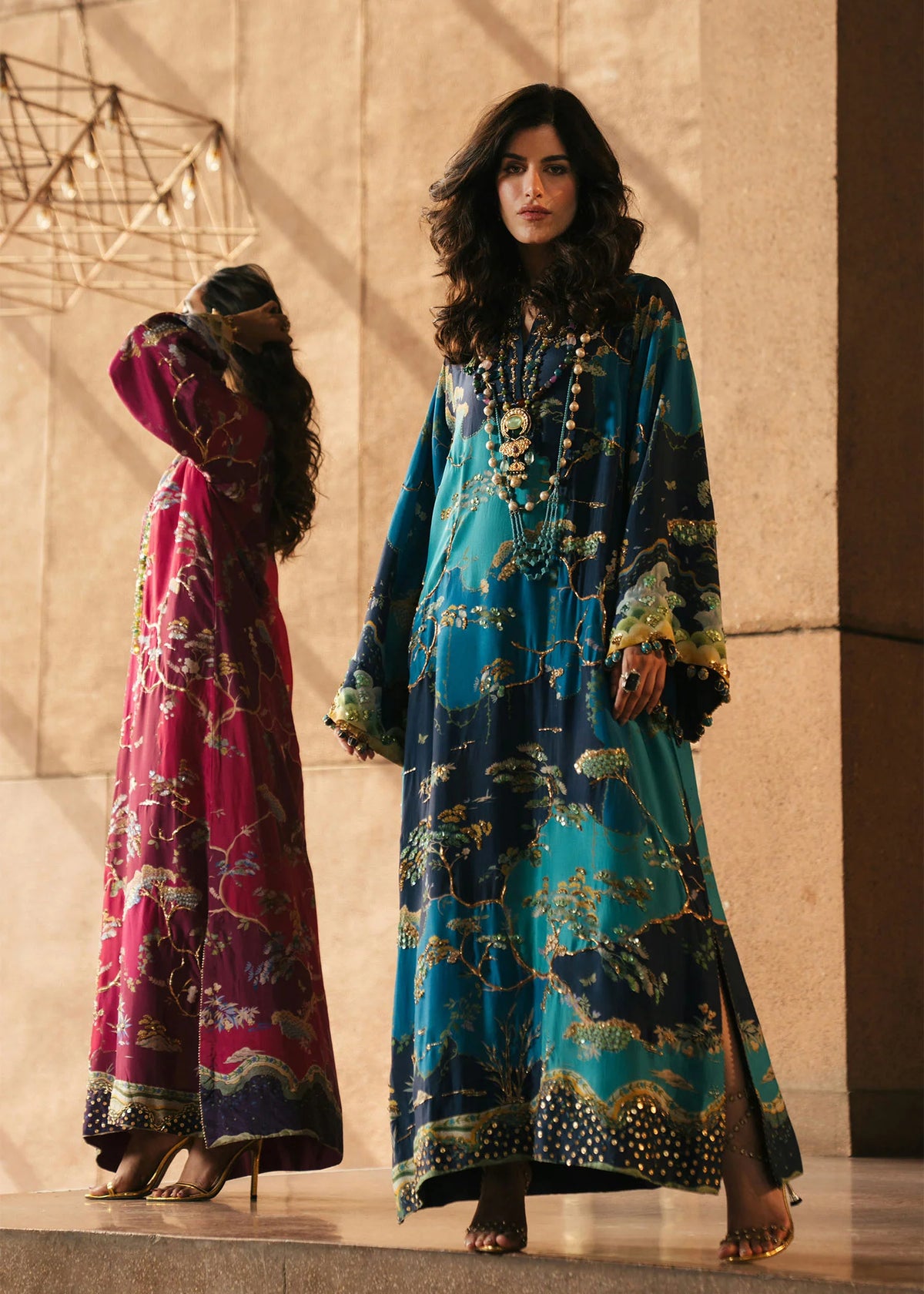 Crimson Prints :Laila -Plum