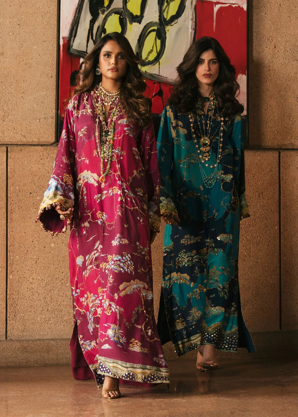Crimson Prints :Laila -Plum