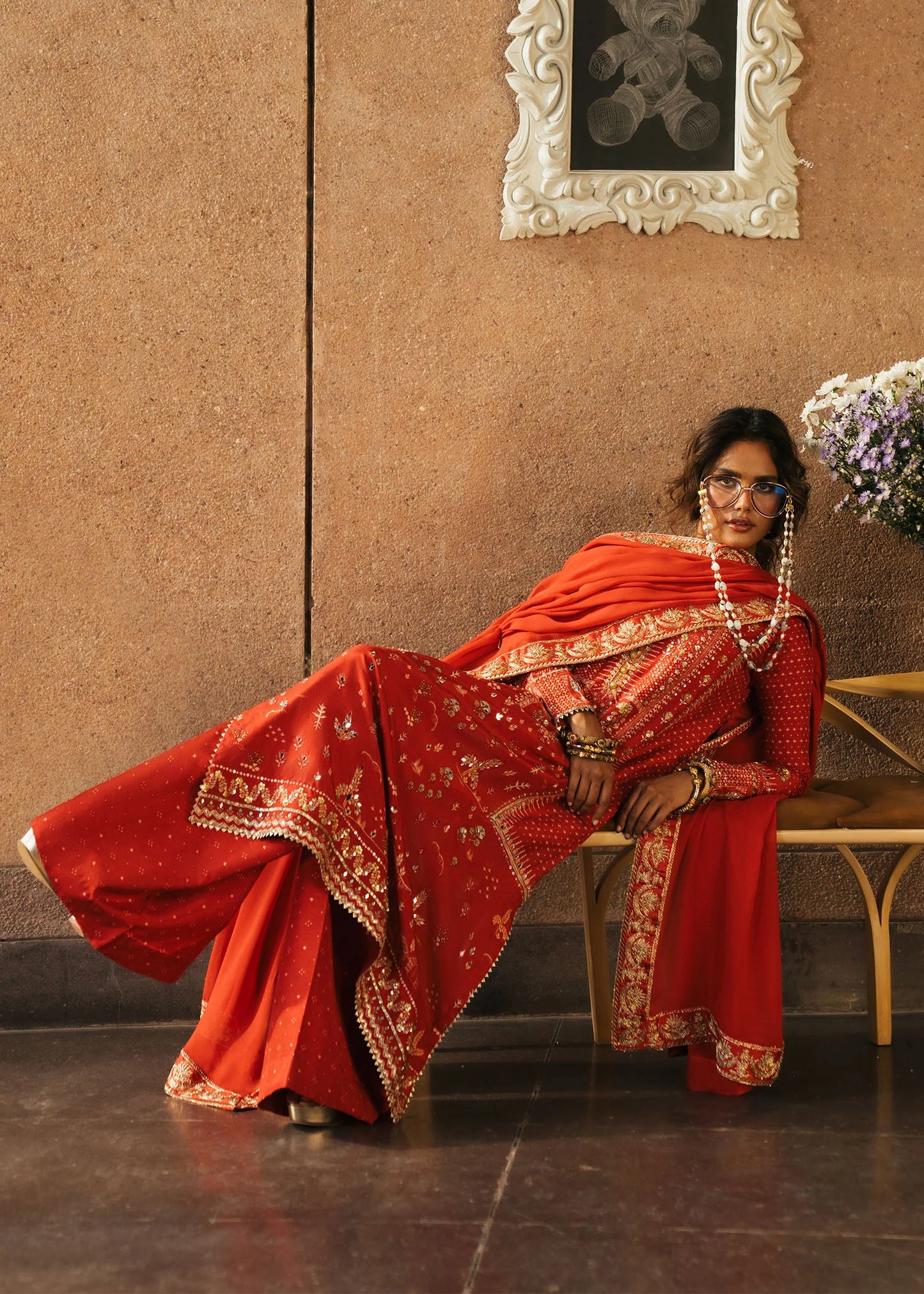 Crimson Prints : Patakha - Scarlet