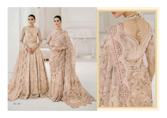 EC-01 - BAROQUE CHANTELLE NET CHIFFON - 22