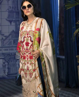 Sana Safinaz SIlk / Chiffon FLORAL  02A