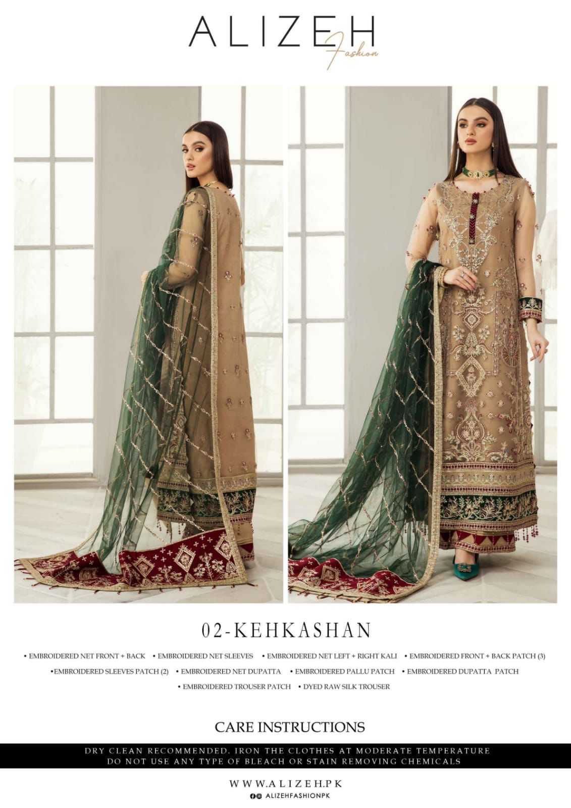 D02 KEHKSHAN - ALIZEH FORMALS CHIFFON
