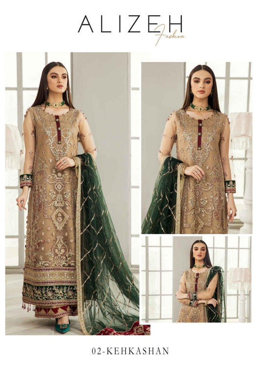 D02 KEHKSHAN - ALIZEH FORMALS CHIFFON
