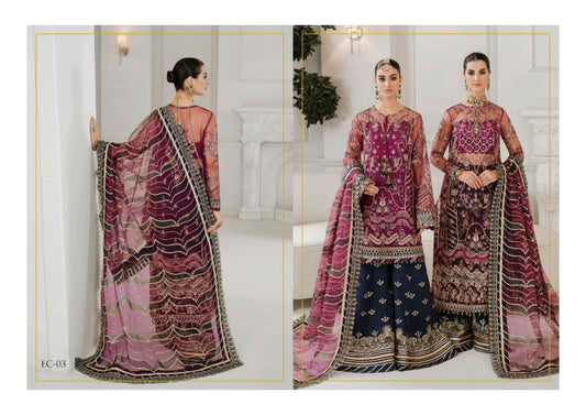 EC-03 - BAROQUE CHANTELLE NET CHIFFON - 22