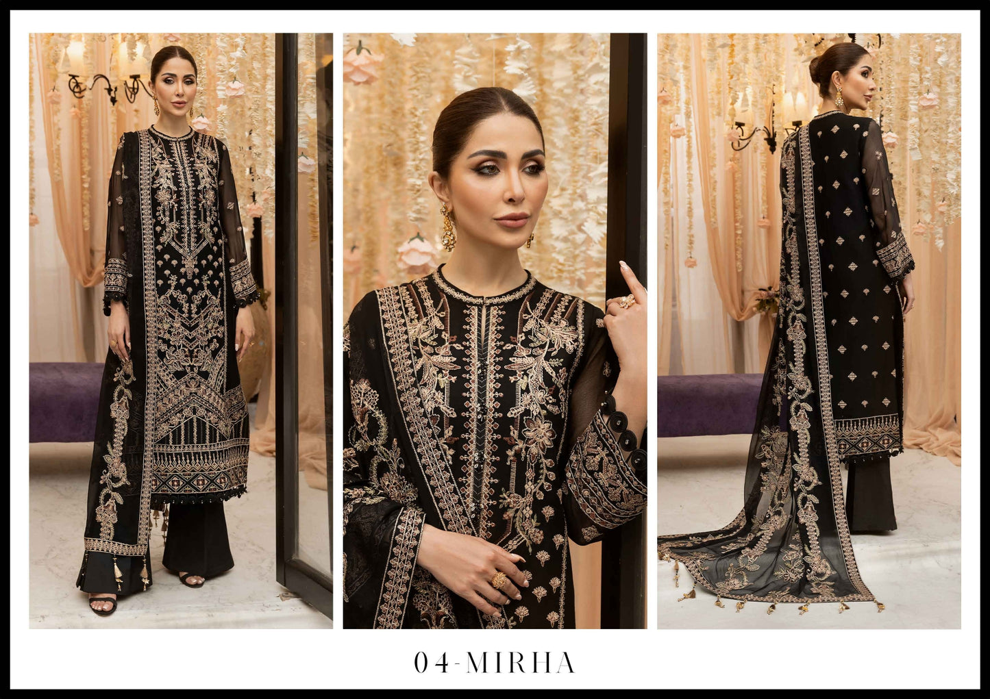 D04 MIRHA - ALIZEH FORMALS (DHAAGAY) CHIFFON