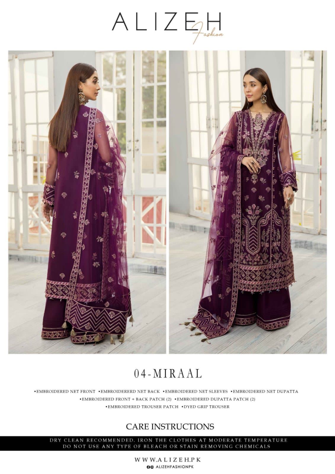 D04 MIRAAL - ALIZEH FORMALS CHIFFON