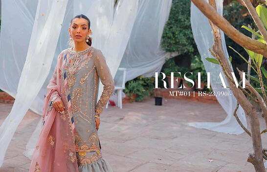 D-04 RESHAM - Qalamkar Festive (MASTANI) Formals