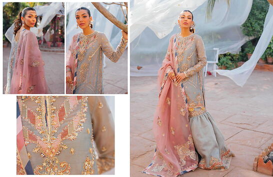 D-04 RESHAM - Qalamkar Festive (MASTANI) Formals