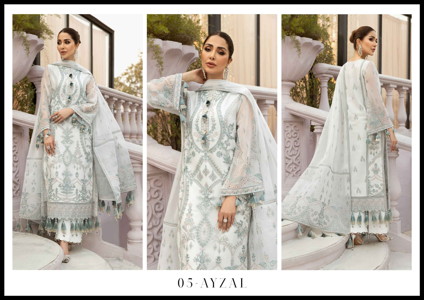 D05 AYZEL - ALIZEH FORMALS (DHAAGAY) CHIFFON