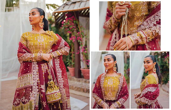 D-05 AIDA - Qalamkar Festive (MASTANI) Formals