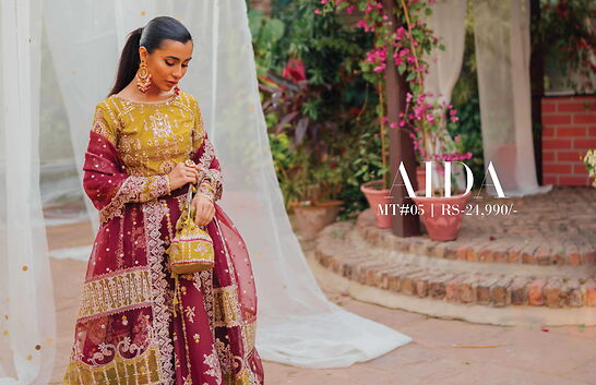 D-05 AIDA - Qalamkar Festive (MASTANI) Formals