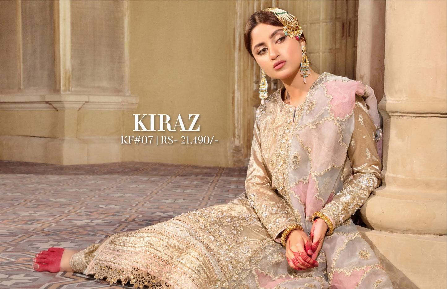 D07 KIRAZ - Qalamkar Festive (KHAAB) Formals