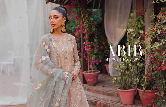 D-07 ABIR - Qalamkar Festive (MASTANI) Formals