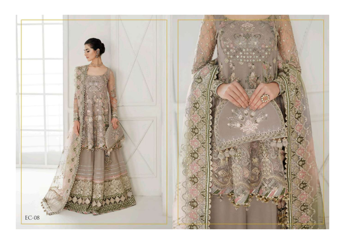 EC-08 - BAROQUE CHANTELLE NET CHIFFON - 22