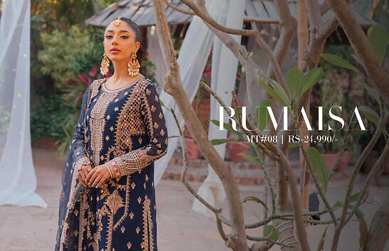 D-08 RUMAISA - Qalamkar Festive (MASTANI) Formals