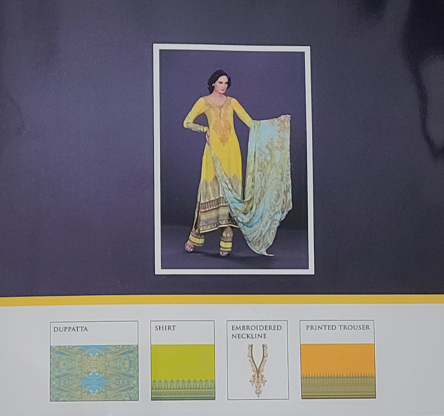 HSY Lawn Prints - Persian B