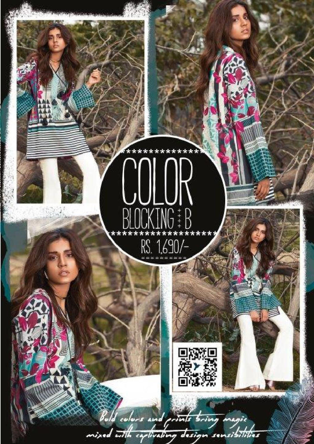 COLOR BLOCKING B- Sapphire Lawn Vol 2