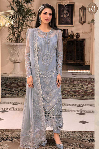 D03 - MBROIDERED -ICE BLUE (BD-2603)