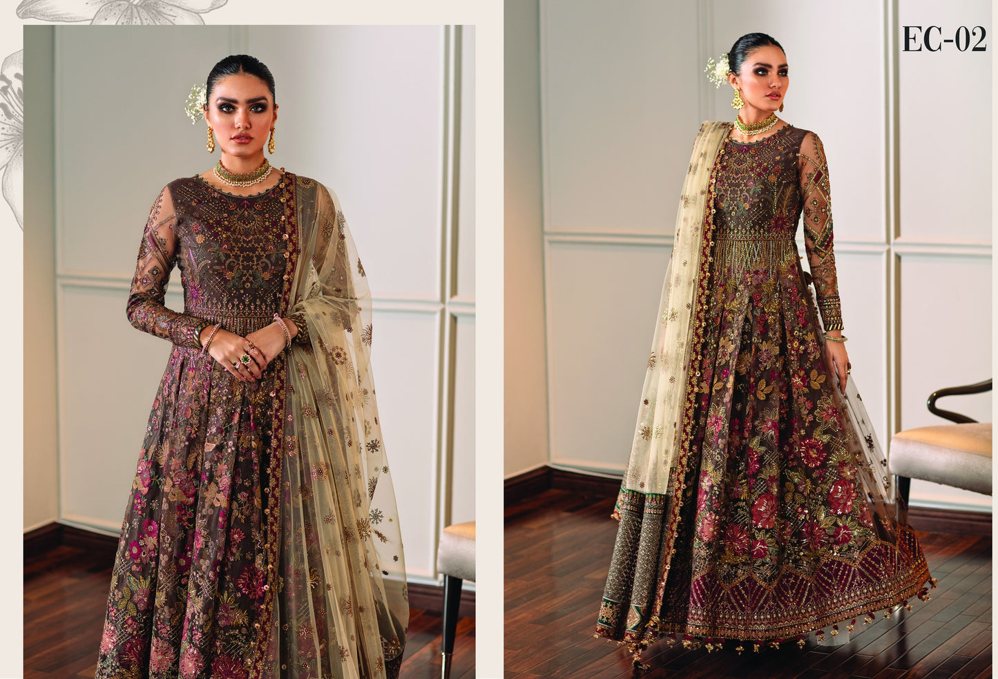 BAROQUE CHANTELLE CHIFFON - EC02 FROCK