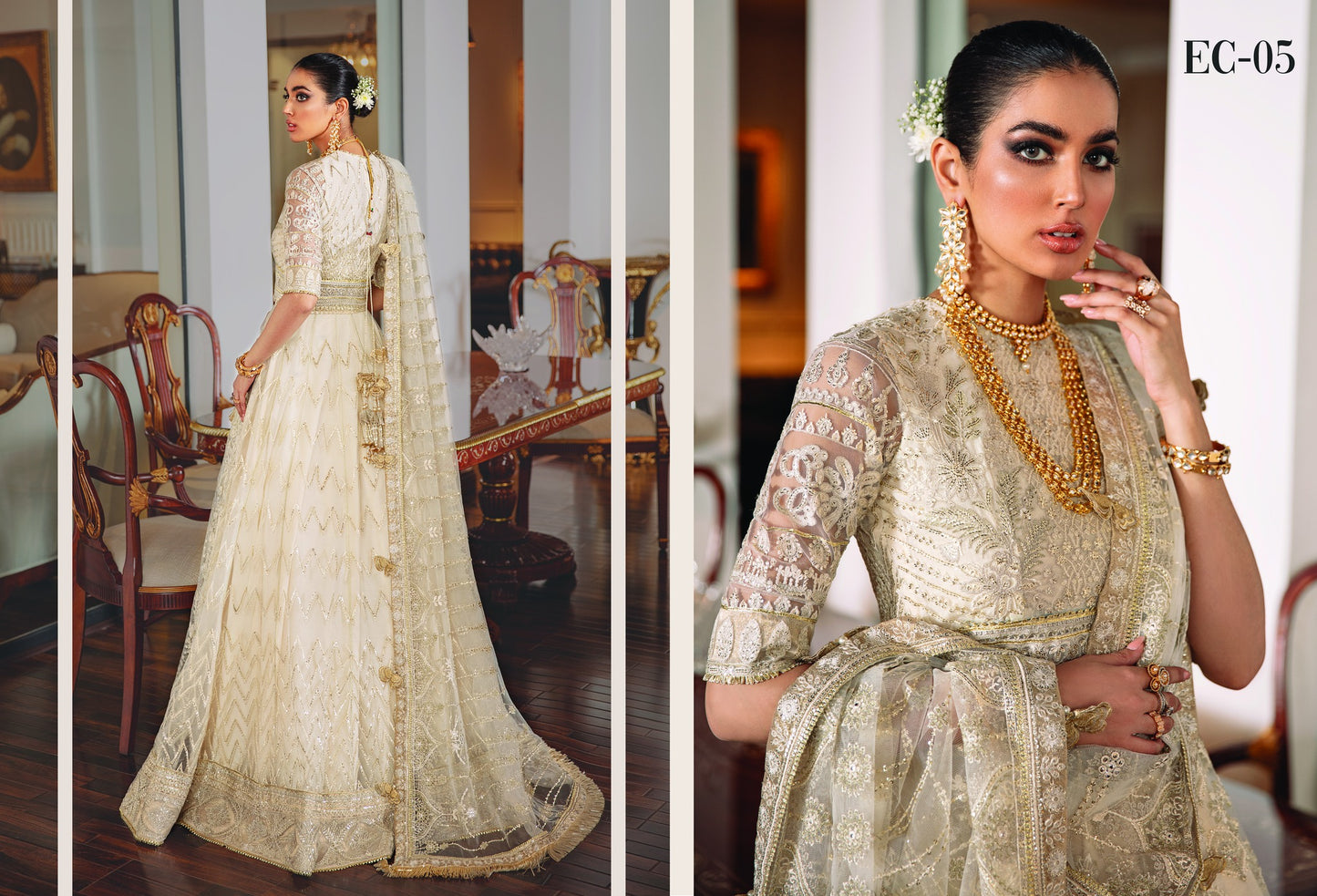 BAROQUE CHANTELLE CHIFFON - EC05 LEHNGA