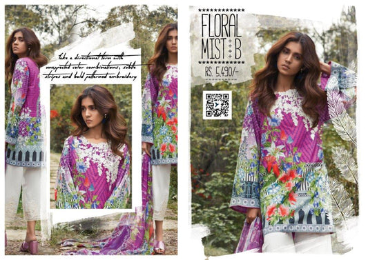 FLORAL MIST B- Sapphire Lawn Vol 2