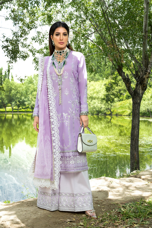 Nisa Hussain Lawn - NHL07 - LILAC BREEZE