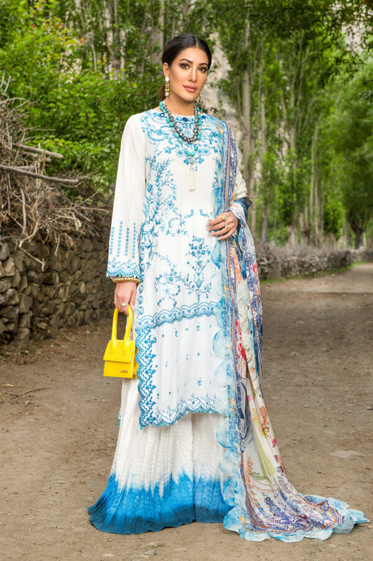 Nisa Hussain Lawn - NHL09 - Porcelain