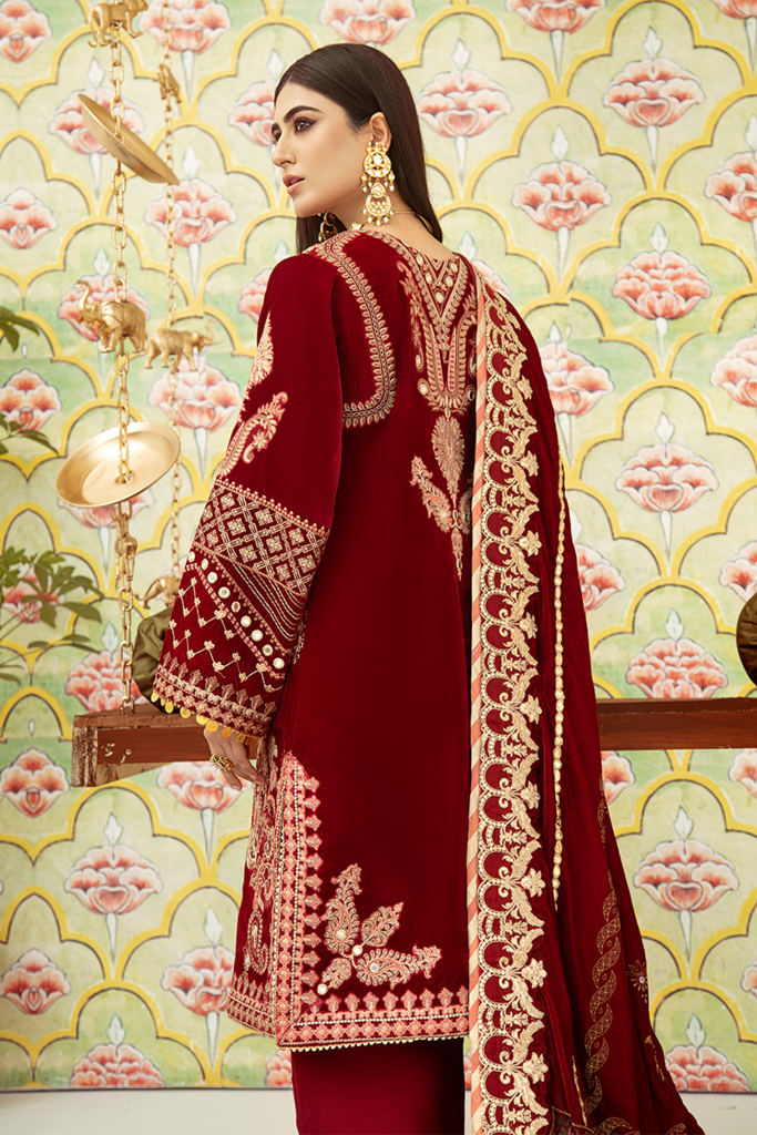 Qalamkar Luxury Velvet V-05