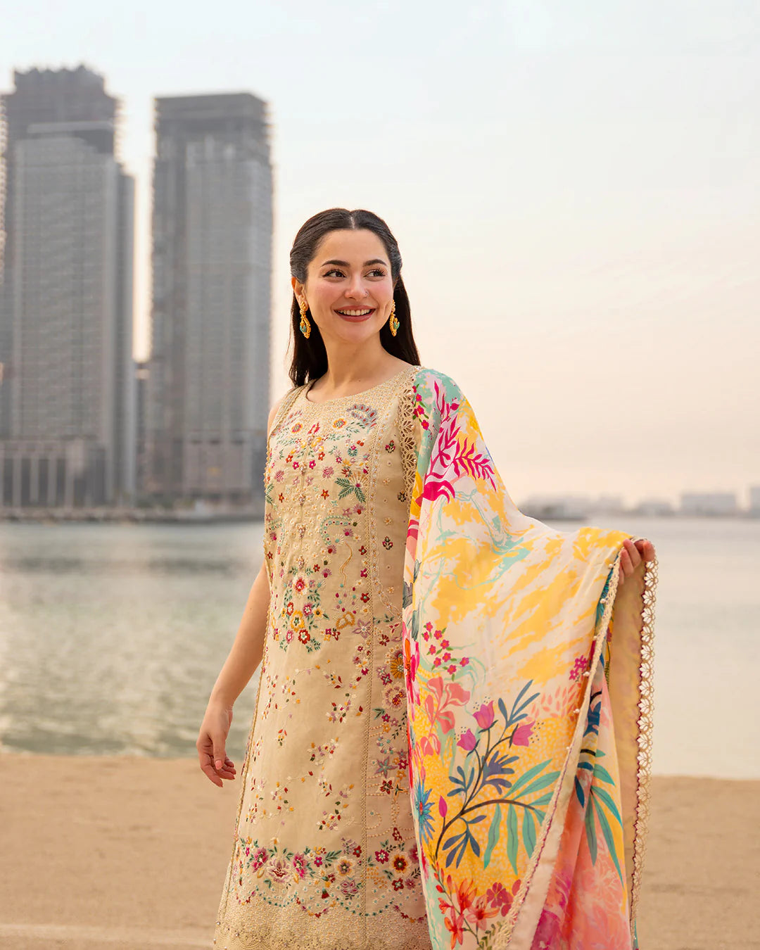 Faiza Saqlain Lawn Merjem