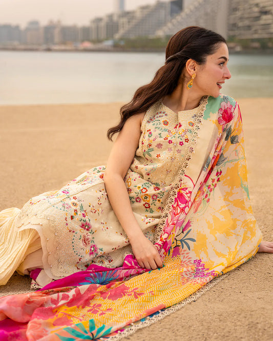 Faiza Saqlain Lawn Merjem