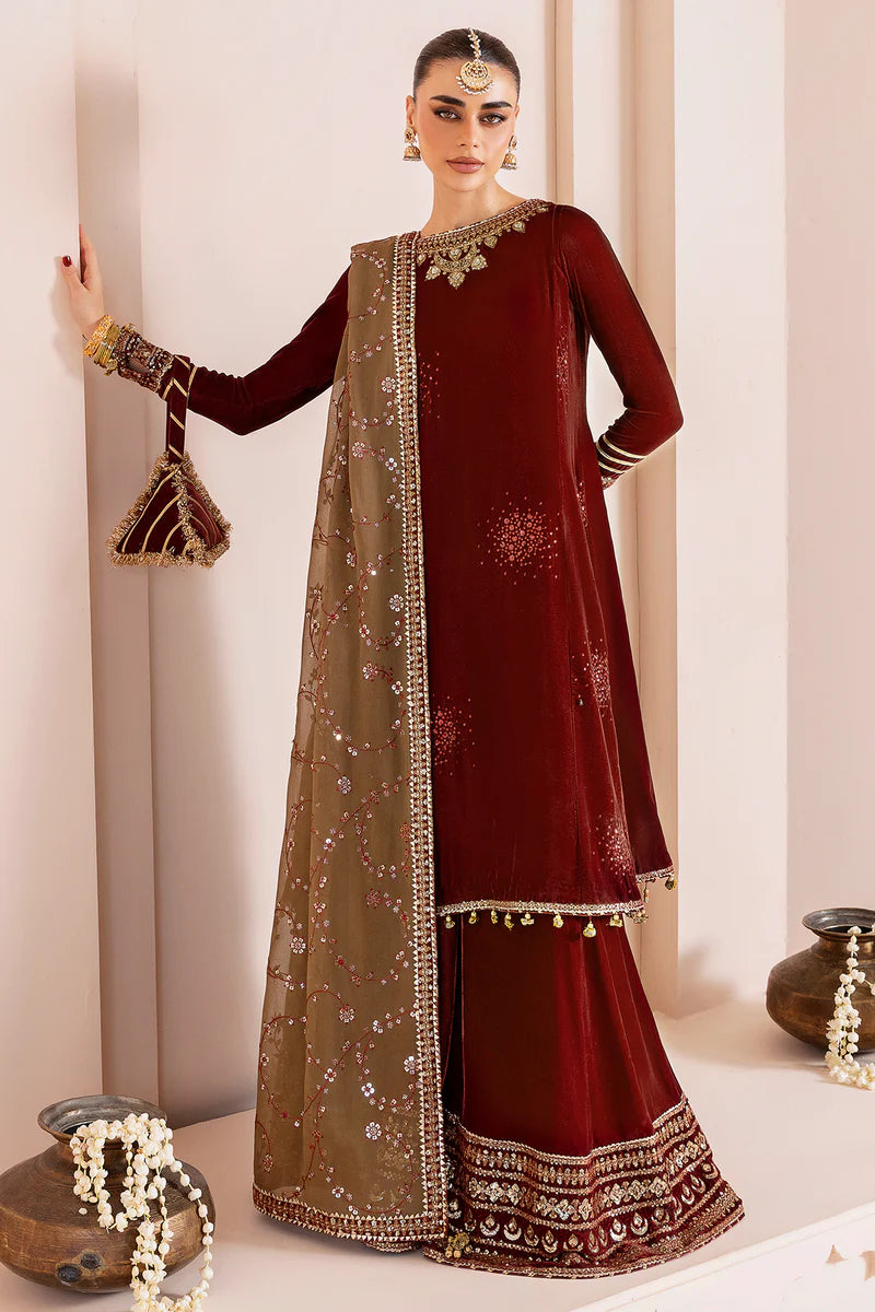 Chandni Luxury Velvet By Baroque CVF D-07 GULAAL