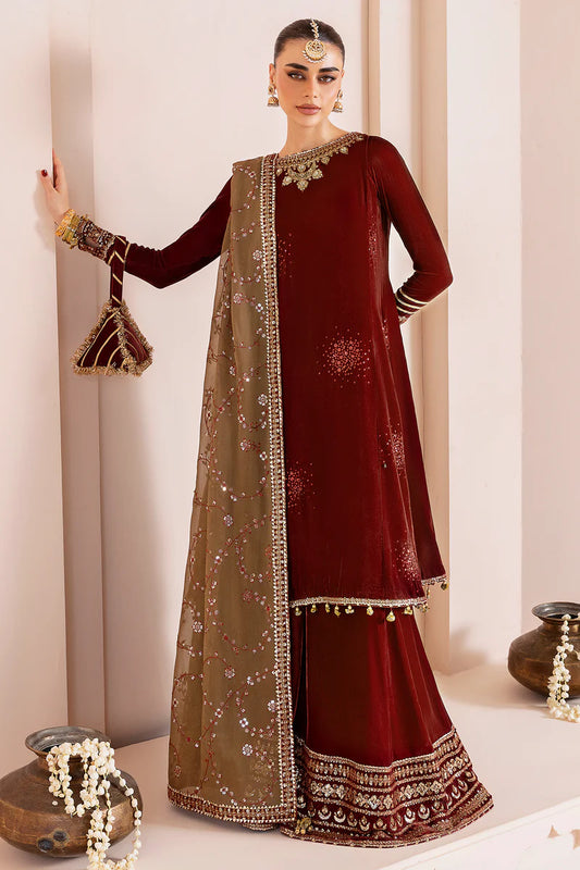 Chandni Luxury Velvet By Baroque CVF D-07 GULAAL