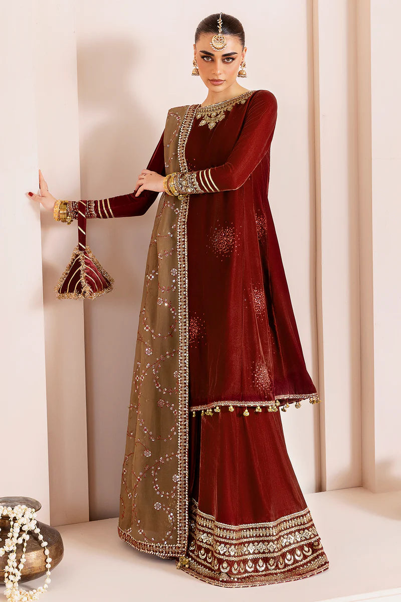 Chandni Luxury Velvet By Baroque CVF D-07 GULAAL