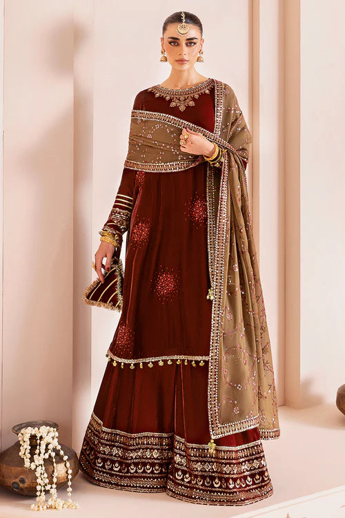 Chandni Luxury Velvet By Baroque CVF D-07 GULAAL