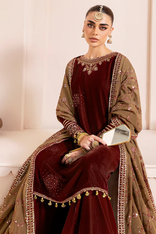 Chandni Luxury Velvet By Baroque CVF D-07 GULAAL
