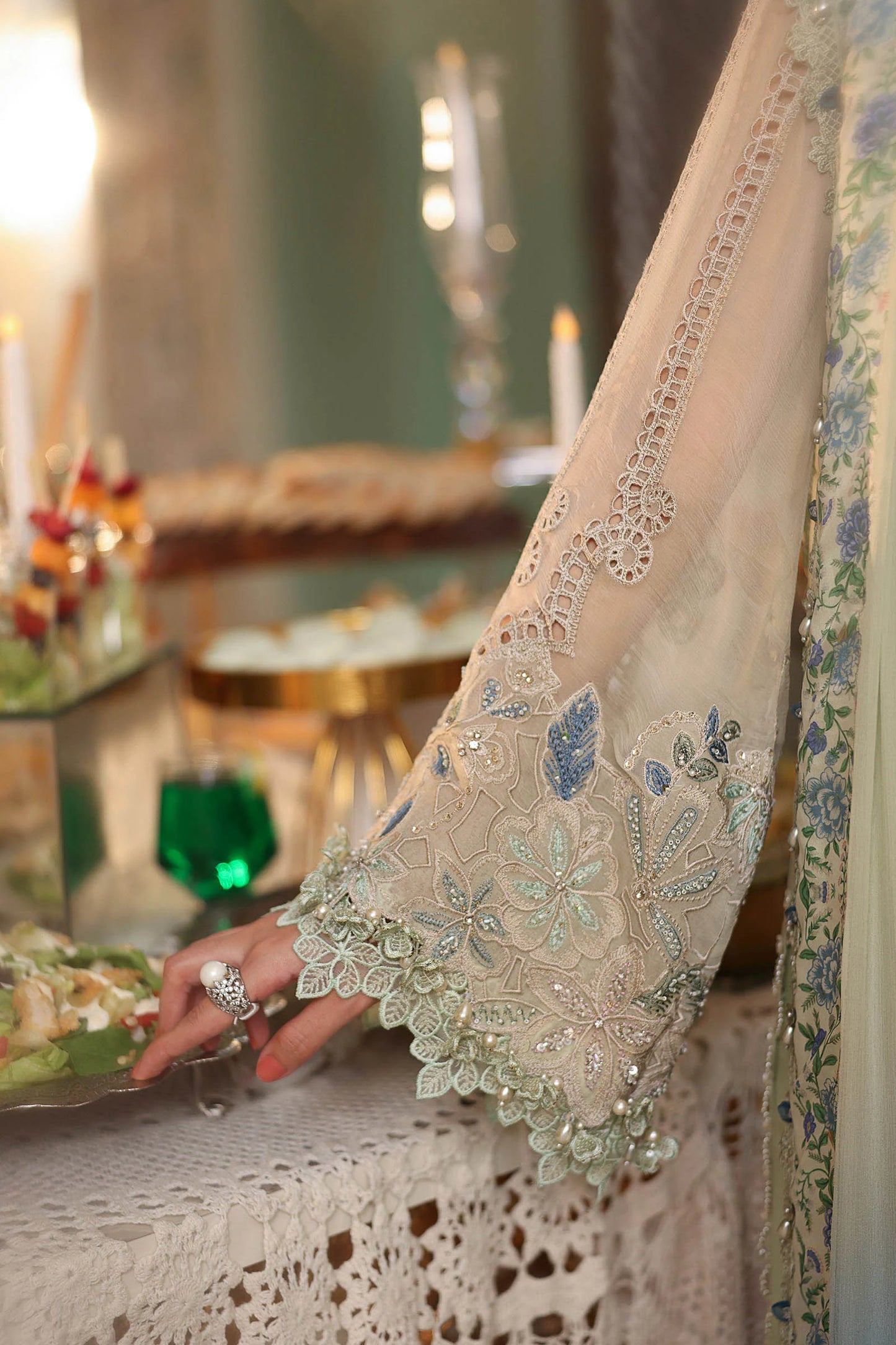 Maria B 105-Pistachio Green