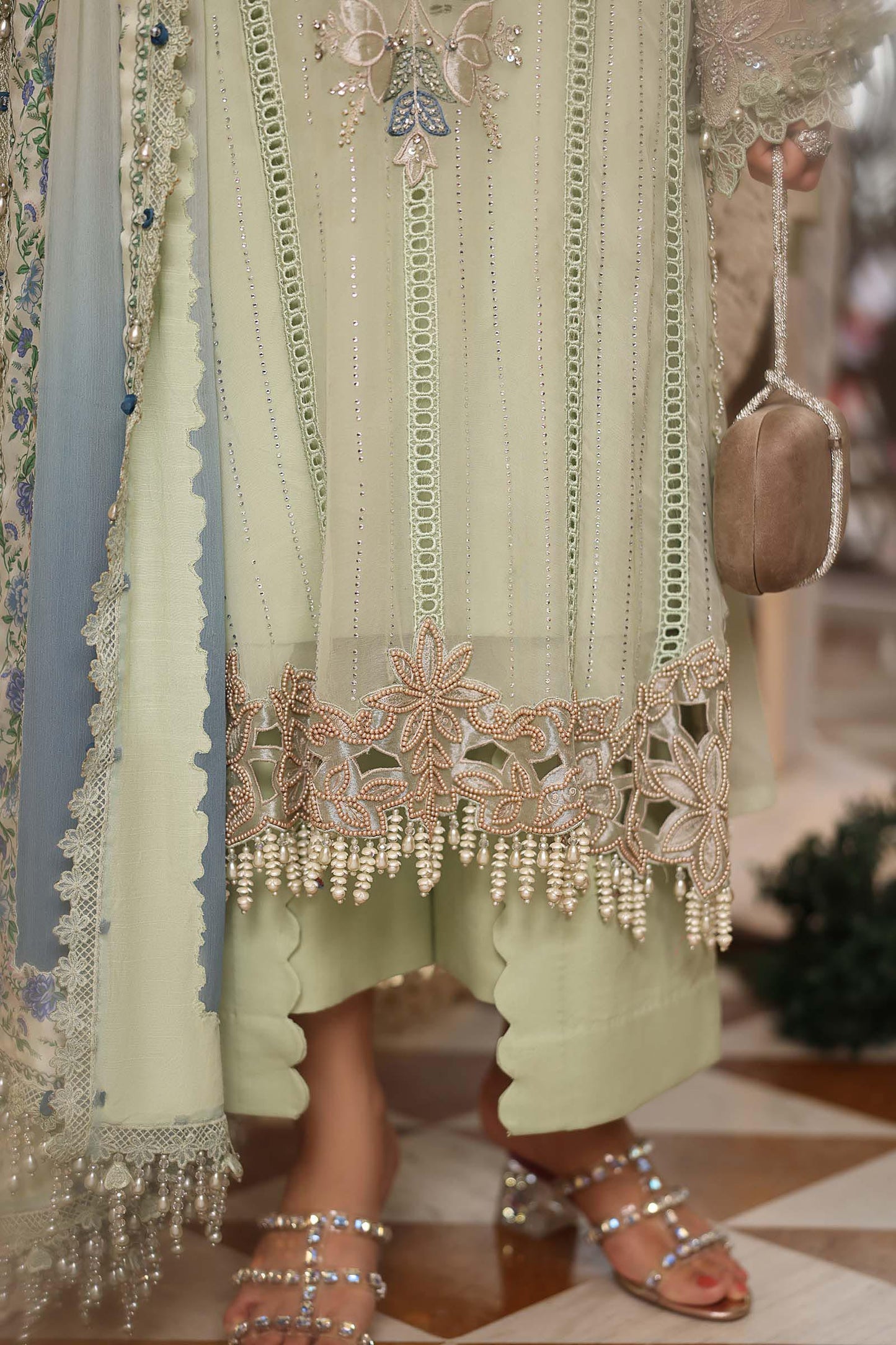 Maria B 105-Pistachio Green