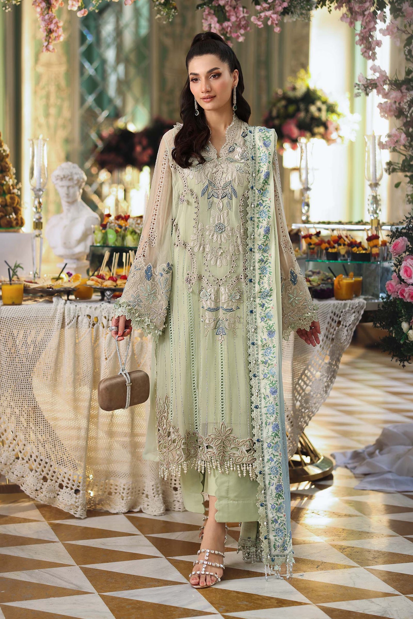 Maria B 105-Pistachio Green