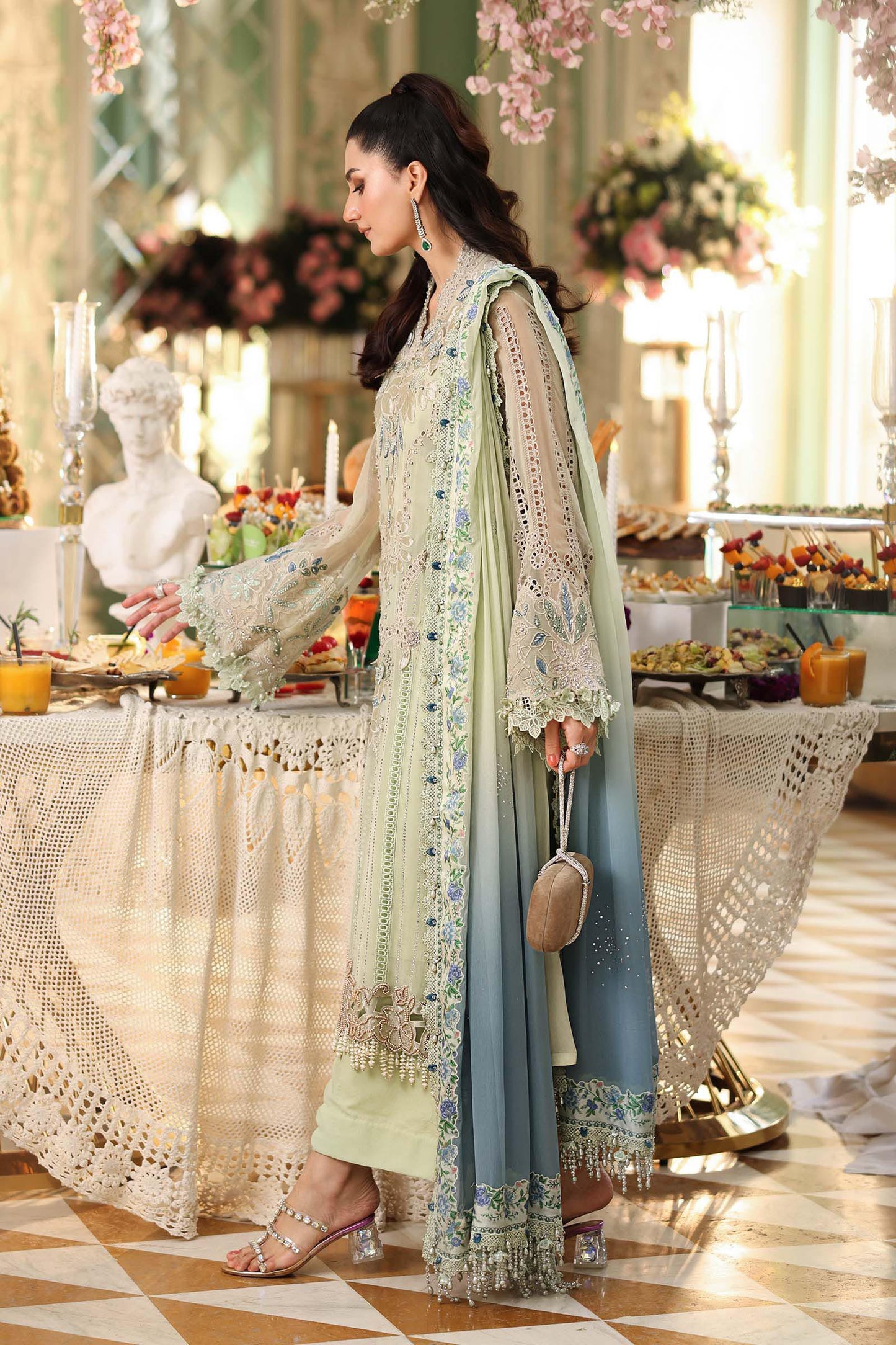 Maria B 105-Pistachio Green