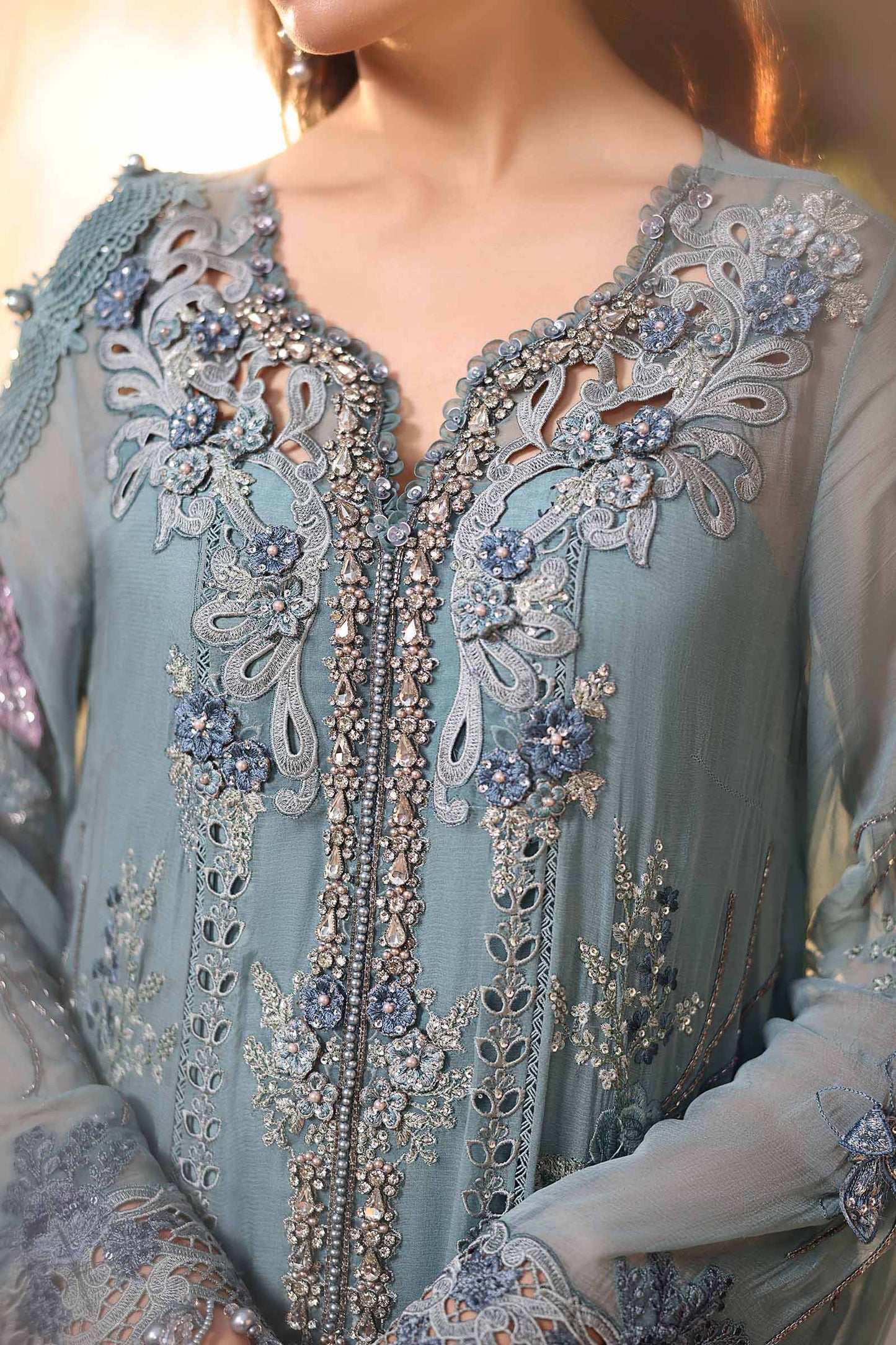 Maria B 106-Slate Blue