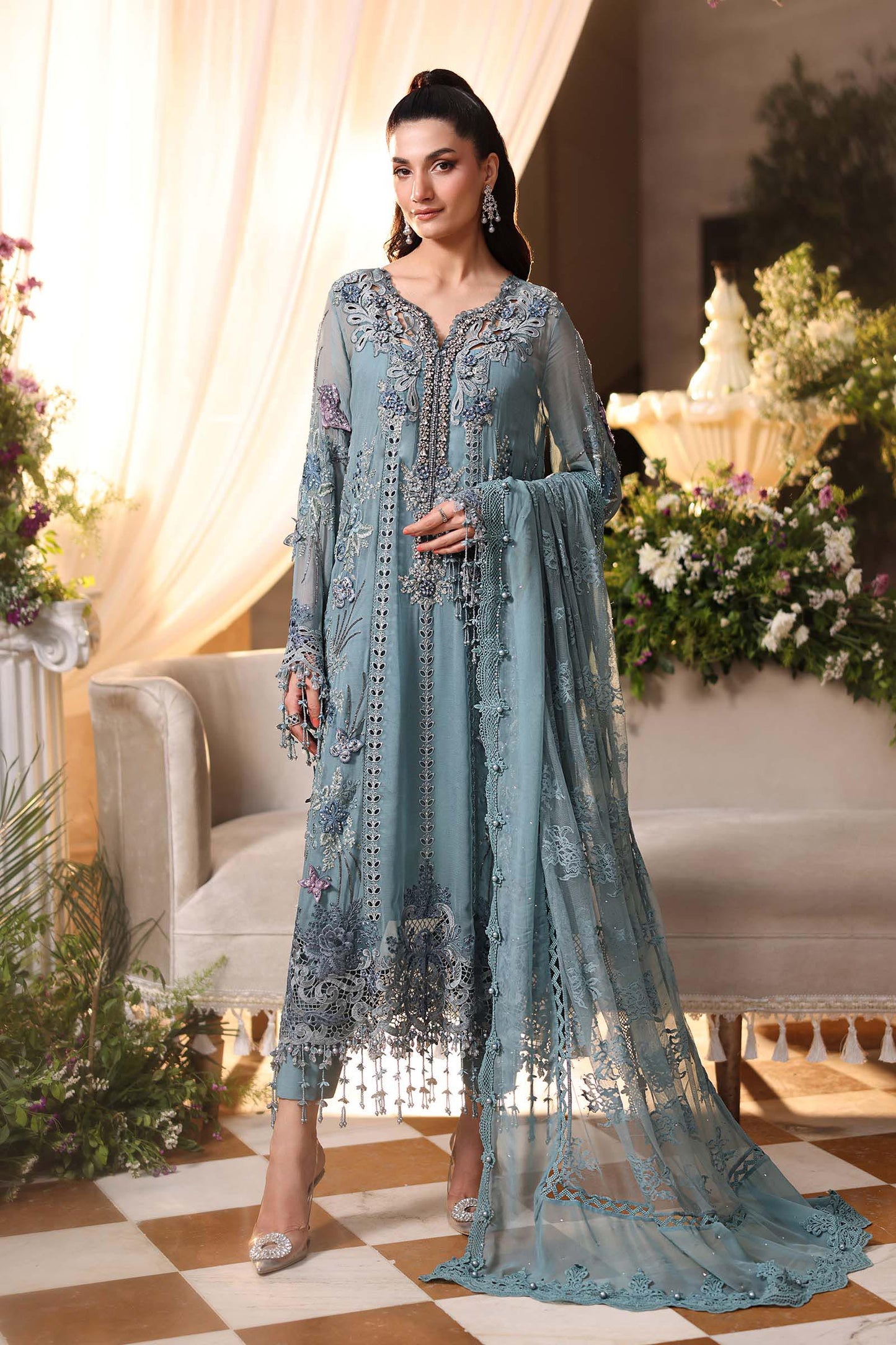 Maria B 106-Slate Blue