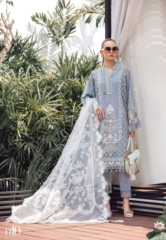 Maria B Lawn - 23 - 10 Ice Blue